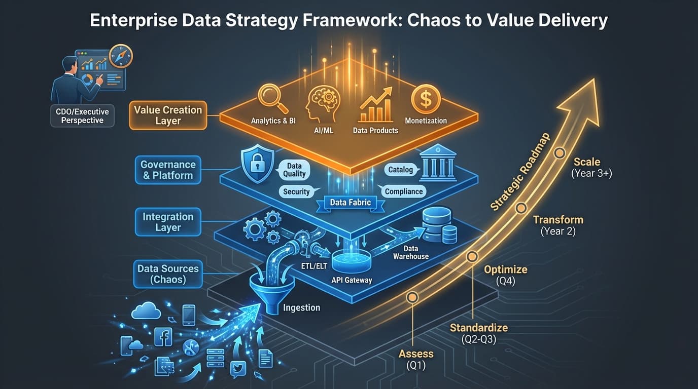 The Data Strategy Framework: From Data Chaos to Data-Driven Decision Making