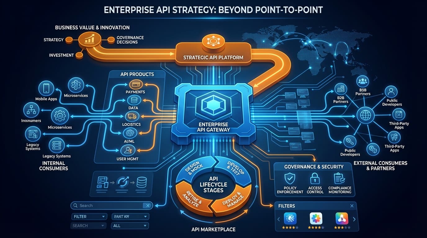 The Enterprise API Strategy: Beyond Point-to-Point Integration